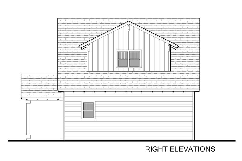 House Design - Exterior - Other Elevation 1 for Colonial House Plan #1058-212 - 3 bed, 2.5 bath