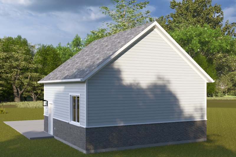House Blueprint - Exterior - Rear Elevation for Craftsman House Plan #1060-359, 0 bath