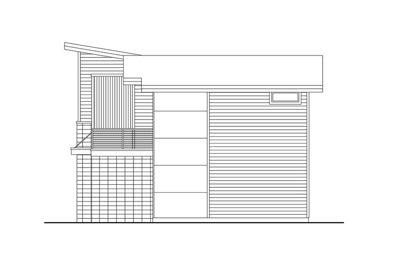 Dream House Plan - Exterior - Other Elevation 1 for Modern House Plan #124-1347 - 3 bed, 2.5 bath