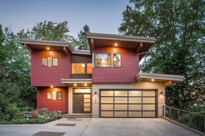 Home Plan - Contemporary Exterior - Front Elevation Plan #48-656