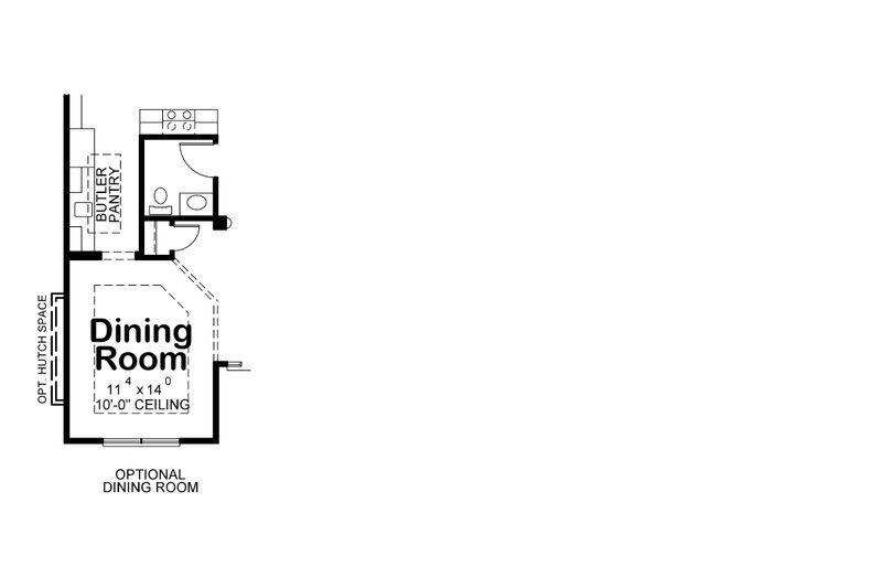 Dream House Plan - Alternate Main Floor With Dining Room