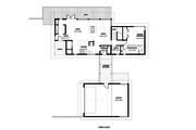 Modern Style House Plan - 3 Beds 2.5 Baths 2778 Sq/Ft Plan #498-1 