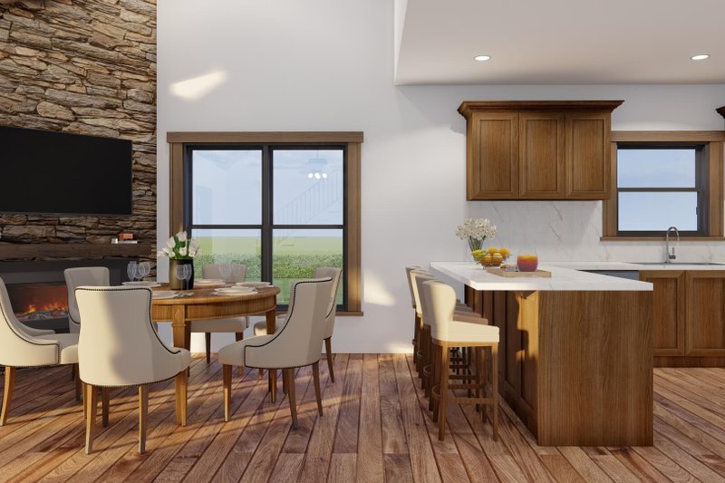 Architectural House Design - Interior - Kitchen 1 for Beach House Plan #923-414 - 3 bed, 2.5 bath