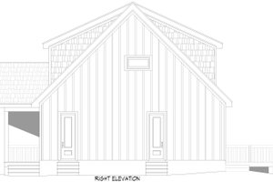 Exterior - Other Elevation 1 for Country House Plan #932-1062 - 3 bed, 2.5 bath
