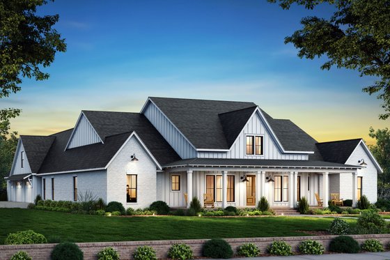 3,200 Sq. Ft. Farmhouse Plan