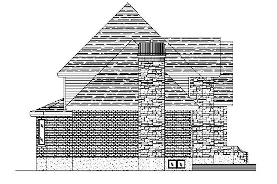 Exterior - Other Elevation 1 for European House Plan #138-329 - 4 bed, 2.5 bath