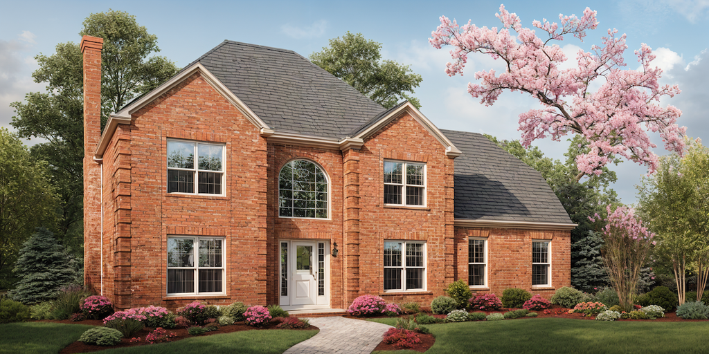 Exterior - Front Elevation 2 for Colonial House Plan #30-286 - 3 bed, 2.5 bath