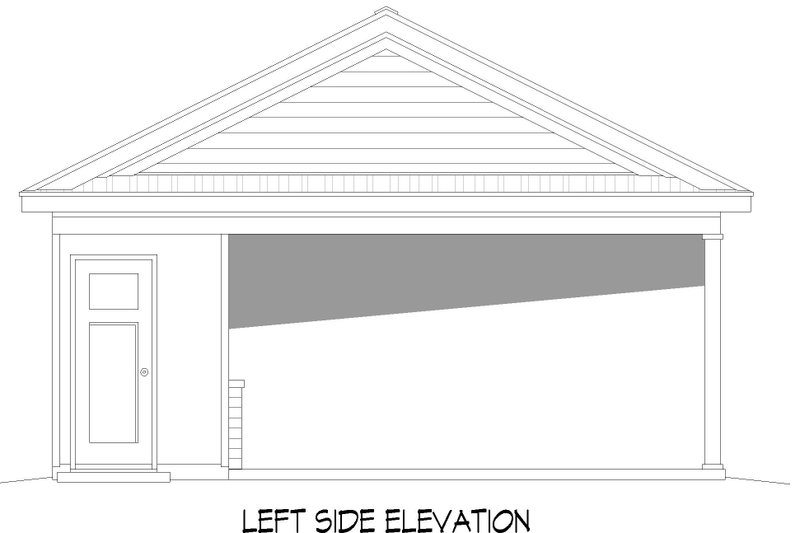 Architectural House Design - Exterior - Other Elevation for Traditional House Plan #932-679, 0.5 bath