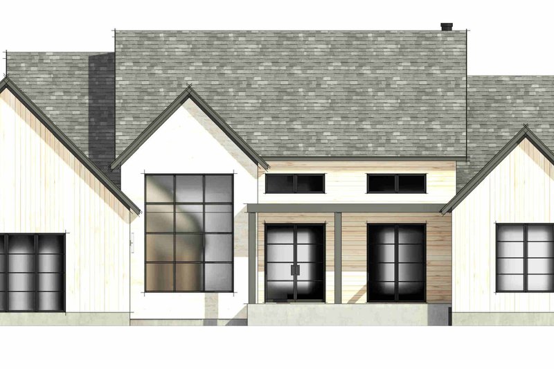 House Design - Exterior - Front Elevation 4 for Farmhouse House Plan #1096-157 - 5 bed, 5.5 bath