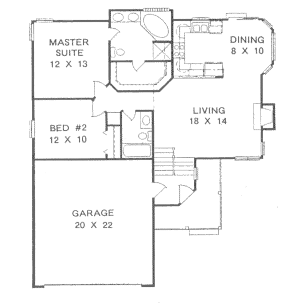 1000 Sq Ft 2 Bedroom Floor Plans - floorplans.click