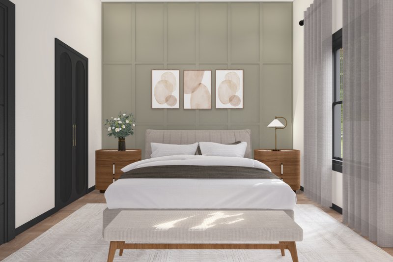 House Design - Interior - Master Bedroom for Barndominium House Plan #1064-312 - 3 bed, 1 bath