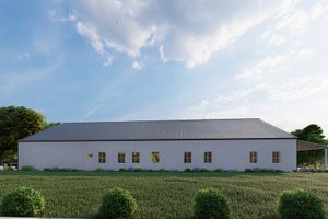 Exterior - Other Elevation 3 for Barndominium House Plan #1107-38 - 4 bed, 3 bath
