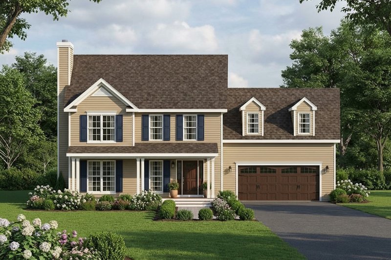 Dream House Plan - Modern Exterior - Front Elevation Plan #22-501
