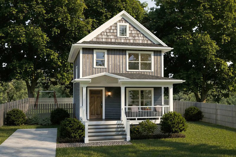 Home Plan - Exterior - Front Elevation 3 for Craftsman House Plan #79-311 - 3 bed, 2.5 bath