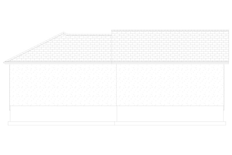 Home Plan - Exterior - Rear Elevation 1 for Traditional House Plan #1060-127, 0 bath