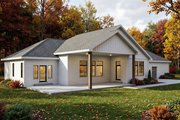 Ranch Style House Plan - 5 Beds 4 Baths 4434 Sq/Ft Plan #1084-2 Exterior 
