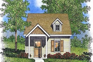Cottage Exterior - Front Elevation Plan #22-593
