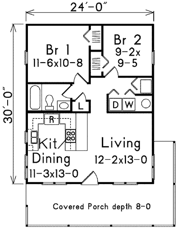 Ranch Floor Plan - Main Floor Plan #57-239