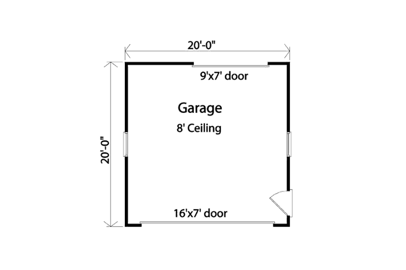 Home Plan - Floor Plan - Main Floor for Traditional House Plan #22-559, 0 bath