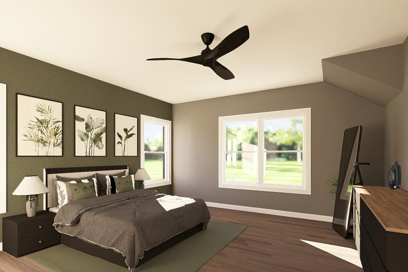 Architectural House Design - Interior - Master Bedroom for Barndominium House Plan #1064-444 - 2 bed, 2.5 bath