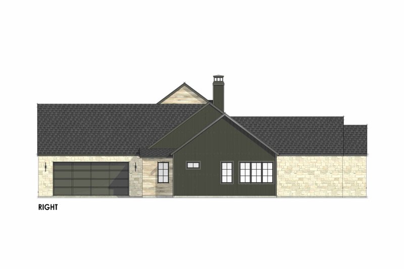 House Design - Exterior - Other Elevation for Farmhouse House Plan #1096-57 - 4 bed, 4.5 bath