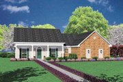 Country Style House Plan - 3 Beds 2 Baths 1320 Sq/Ft Plan #36-113 