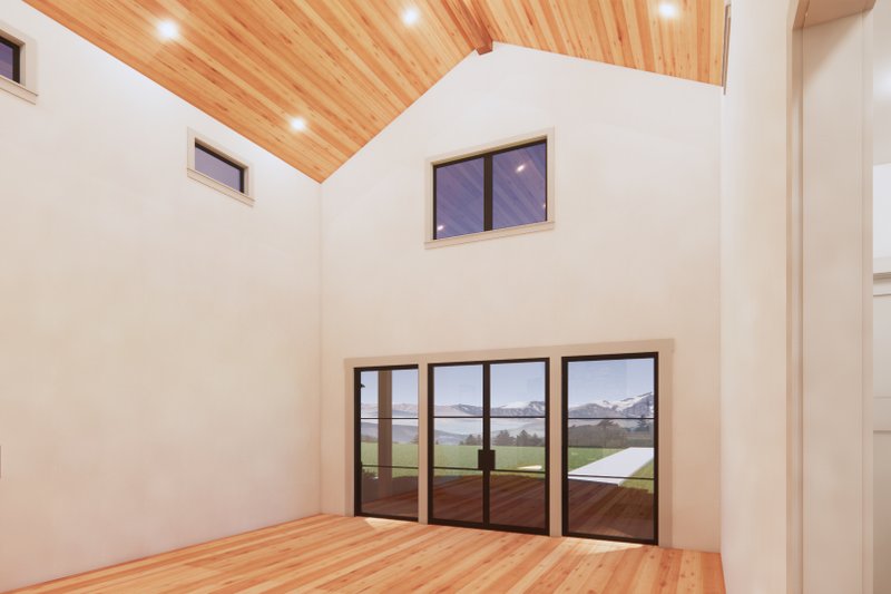 House Design - Interior - Family Room for Barndominium House Plan #1096-79 - 3 bed, 2 bath
