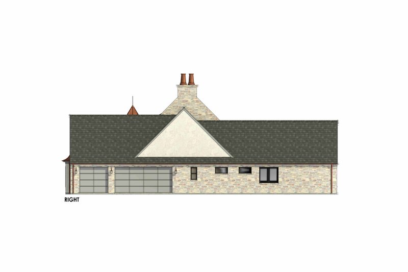 Architectural House Design - Exterior - Other Elevation 1 for Tudor House Plan #1096-15 - 4 bed, 4.5 bath