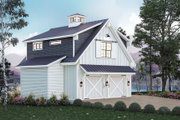 Farmhouse Style House Plan - 1 Beds 1 Baths 713 Sq/Ft Plan #935-29 