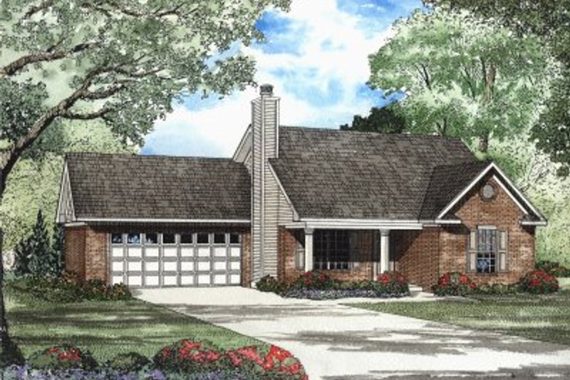 Home Plan - Traditional Exterior - Front Elevation Plan #17-1116