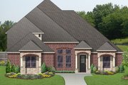 Mediterranean Style House Plan - 4 Beds 3.5 Baths 3462 Sq/Ft Plan #84-620 