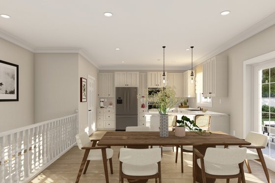 Interior - Dining Room 2 for Traditional House Plan #1060-172 - 3 bed, 2 bath