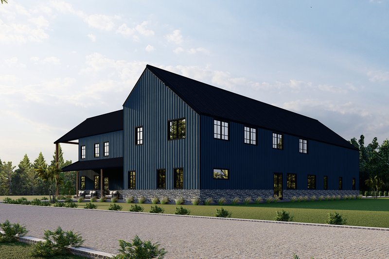 Home Plan - Exterior - Other Elevation 6 for Barndominium House Plan #1107-32 - 4 bed, 3.5 bath