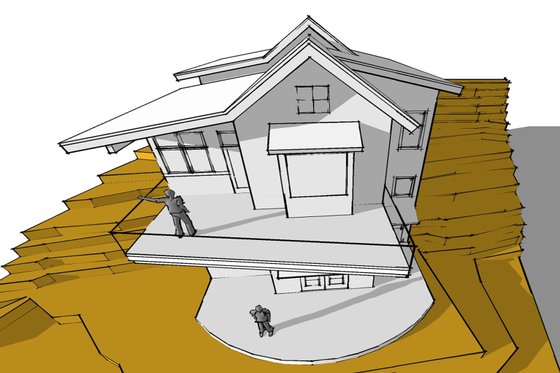 Exterior - Other Elevation for Modern House Plan #902-3 - 4 bed, 4 bath