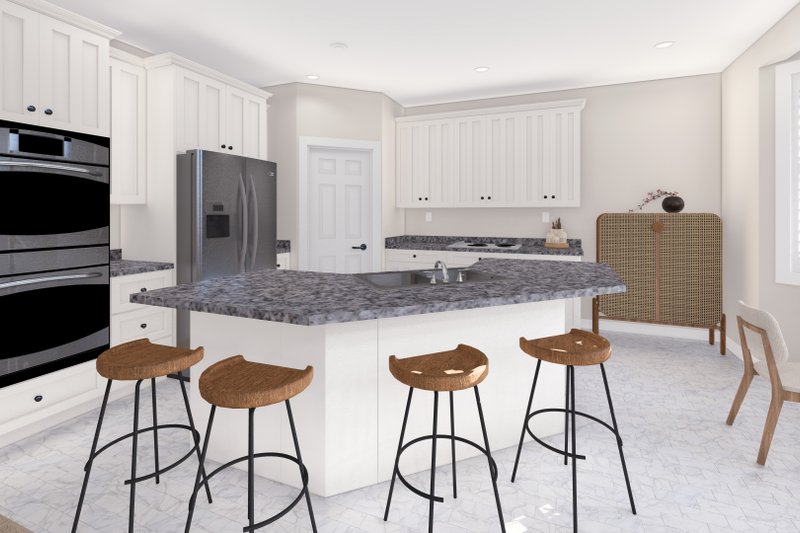 House Design - Interior - Kitchen for Ranch House Plan #1060-396 - 2 bed, 2 bath