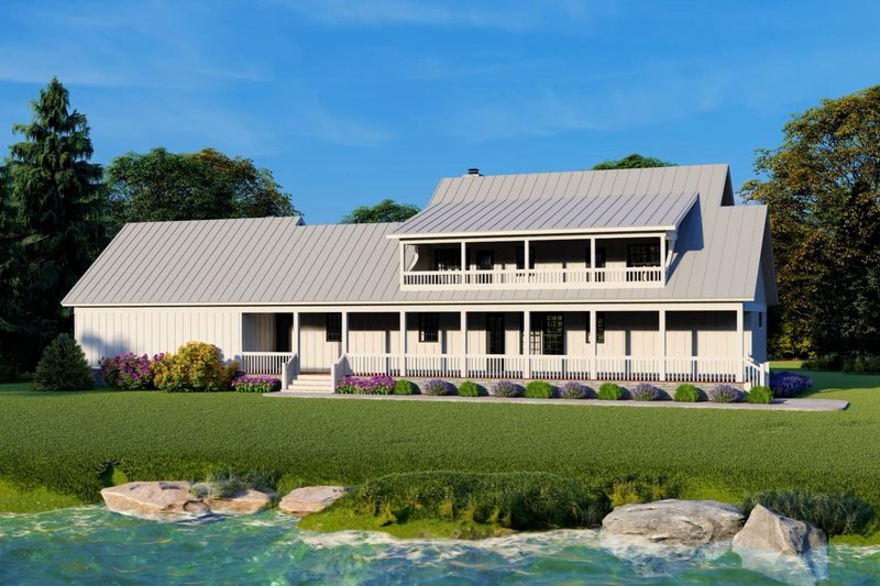 House Plan Design - Photo 2 for Farmhouse House Plan #932-725 - 4 bed, 2.5 bath