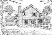 Traditional Style House Plan - 4 Beds 3 Baths 2033 Sq/Ft Plan #312-386 