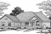 Traditional Style House Plan - 3 Beds 2.5 Baths 3015 Sq/Ft Plan #70-301 