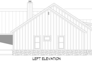 Exterior - Other Elevation for Farmhouse House Plan #932-1212 - 4 bed, 2.5 bath