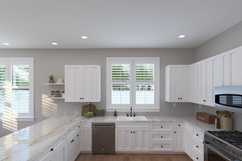 House Blueprint - Interior - Kitchen 1 for Farmhouse House Plan #1060-489 - 3 bed, 2.5 bath