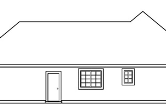 Exterior - Other Elevation 1 for European House Plan #124-476 - 3 bed, 2 bath