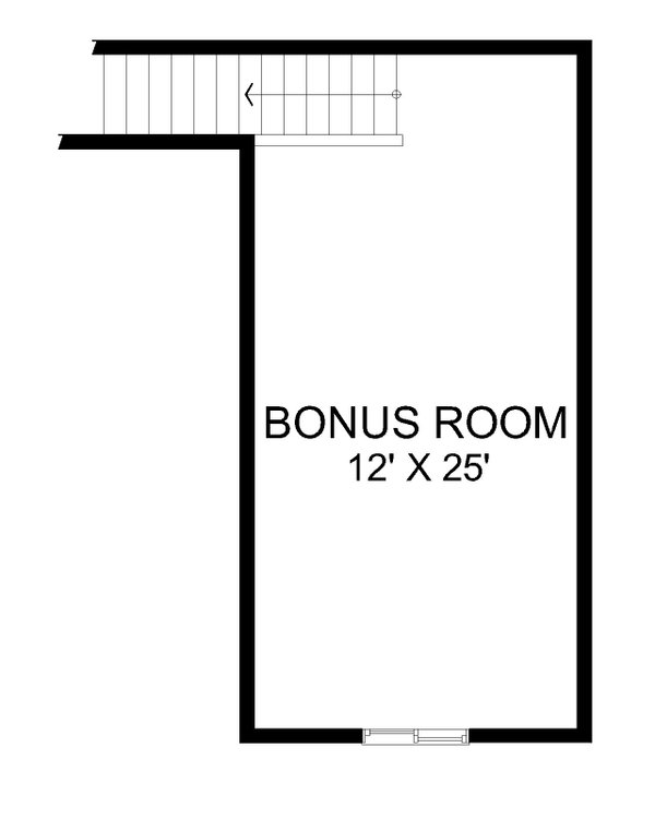 Craftsman Floor Plan - Upper Floor Plan #112-250