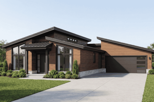 Exterior - Other Elevation for Modern House Plan #923-457 - 3 bed, 2.5 bath