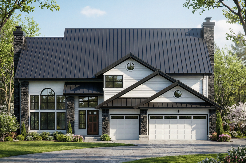 Dream House Plan - Craftsman Exterior - Front Elevation Plan #515-71