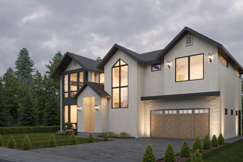Architectural House Design - Exterior - Other Elevation for European House Plan #1066-252 - 3 bed, 2.5 bath