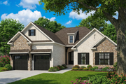 Traditional Style House Plan - 3 Beds 2 Baths 1715 Sq/Ft Plan #17-2394 Exterior 