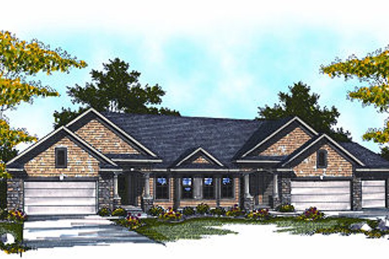 Architectural House Design - Traditional Exterior - Front Elevation Plan #70-894