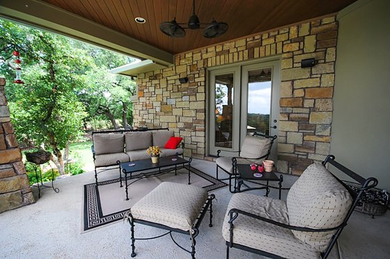 Exterior - Outdoor Living 1 for Prairie House Plan #80-211 - 4 bed, 4 bath