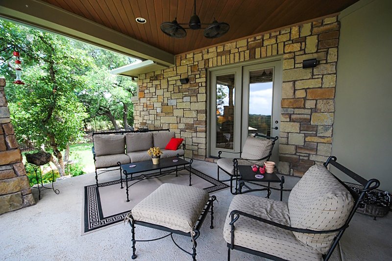 Dream House Plan - Exterior - Outdoor Living 1 for Prairie House Plan #80-211 - 4 bed, 4 bath
