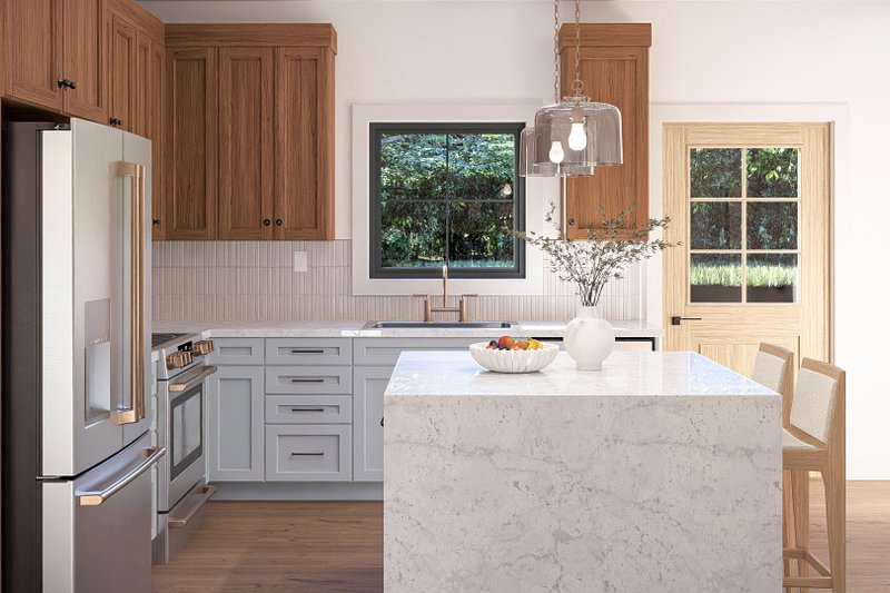 House Blueprint - Interior - Kitchen for Traditional House Plan #455-786 - 3 bed, 2.5 bath